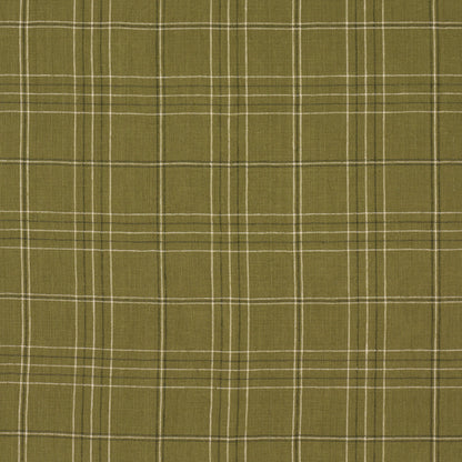 SCHUMACHER  A COUNTRY LIFE NILS PLAID LINEN WOVEN WOVEN GRASS   - 80303