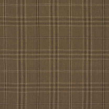 SCHUMACHER  A COUNTRY LIFE NILS PLAID LINEN WOVEN WOVEN LICHEN   - 80304