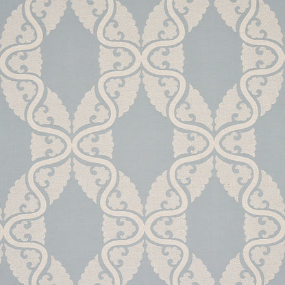 SCHUMACHER FABRIC  NEW TRADITIONAL SILJAN   SKY   - 80311