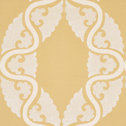 SCHUMACHER  NEW TRADITIONAL SILJAN PATTERN WOVEN PATTERN WOVEN YELLOW   - 80312