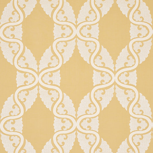 SCHUMACHER  NEW TRADITIONAL SILJAN PATTERN WOVEN PATTERN WOVEN YELLOW   - 80312