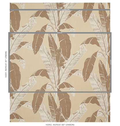 SCHUMACHER  COPACABANA ERISIMO PATTERN WOVEN PATTERN WOVEN NATURAL   - 80330