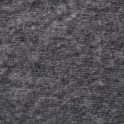 Charcoal gray heather wool felt fabric close-up with soft, fuzzy fibers.