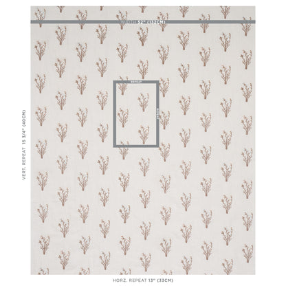 SCHUMACHER  NEW TRADITIONAL Stora Embroidery EMBROIDERIES EMBROIDERIES IVORY   - 80401