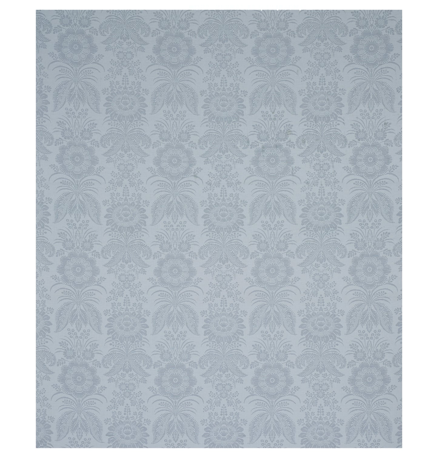 SCHUMACHER  NEW TRADITIONAL GRETA DAMASK PATTERN WOVEN PATTERN WOVEN BLUE   - 80420
