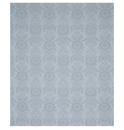 SCHUMACHER  NEW TRADITIONAL GRETA DAMASK PATTERN WOVEN PATTERN WOVEN BLUE   - 80420