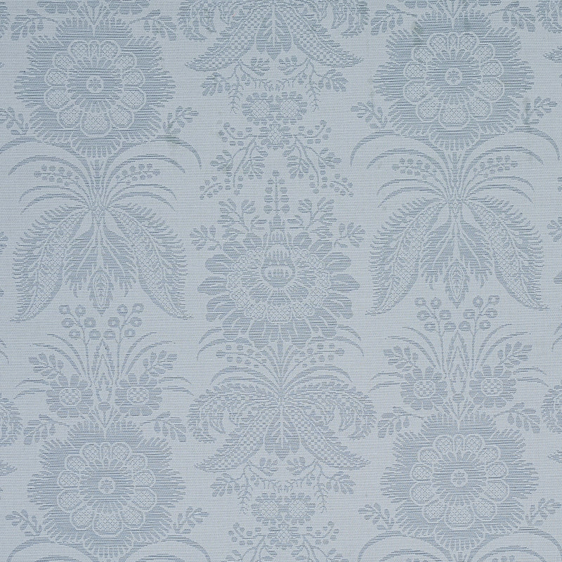 SCHUMACHER  NEW TRADITIONAL GRETA DAMASK PATTERN WOVEN PATTERN WOVEN BLUE   - 80420