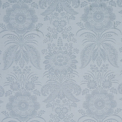 SCHUMACHER  NEW TRADITIONAL GRETA DAMASK PATTERN WOVEN PATTERN WOVEN BLUE   - 80420