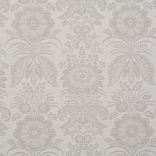 SCHUMACHER  NEW TRADITIONAL III GRETA DAMASK PATTERN WOVEN PATTERN WOVEN GREY   - 80421