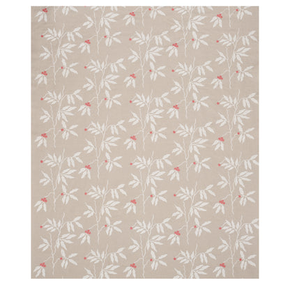 SCHUMACHER  NEW TRADITIONAL LILLA EMBROIDERY EMBROIDERIES EMBROIDERIES IVORY ON NEUTRAL   - 80431