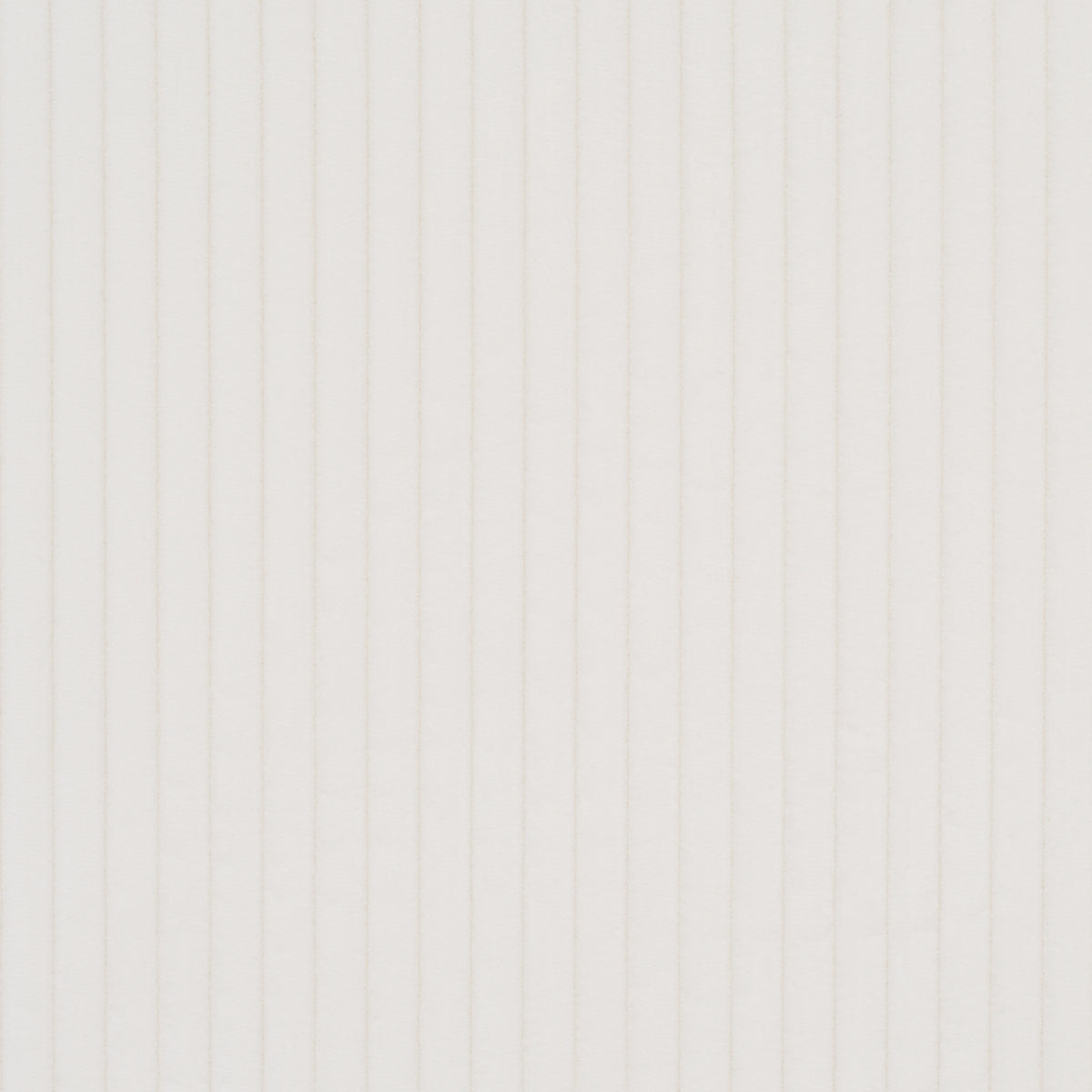 Winter white fabric with a rich velvet or corduroy texture; suitable for upholstery or drapery.