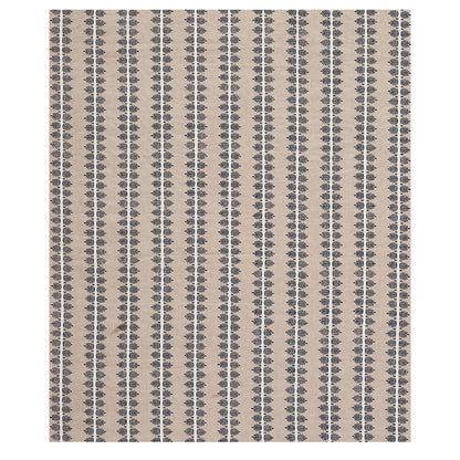 SCHUMACHER FABRIC  NEW TRADITIONAL ALVA HAND BLOCK PRINT   BLUE   - 80522