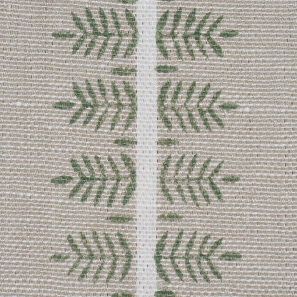 SCHUMACHER  PERENNIAL FAVORITES ALVA HAND BLOCK PRINT   Olive   - 80524