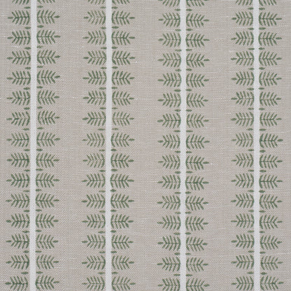 SCHUMACHER  PERENNIAL FAVORITES ALVA HAND BLOCK PRINT   Olive   - 80524