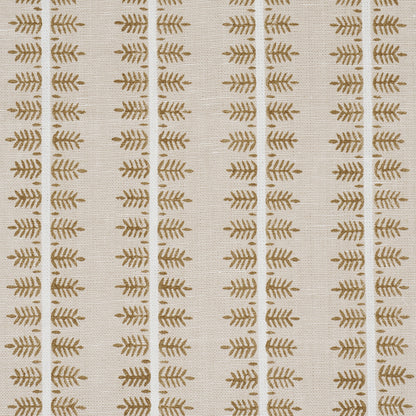 SCHUMACHER  PERENNIAL FAVORITES ALVA HAND BLOCK PRINT   Ochre   - 80525