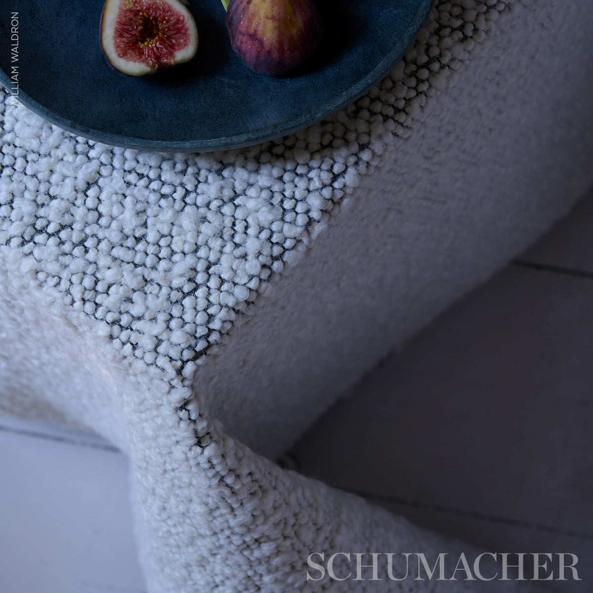 SCHUMACHER  PATTERSON FLYNN MARGARETE BOUCL?? TEXTURES TEXTURES IVORY ON CHARCOAL   - 80530