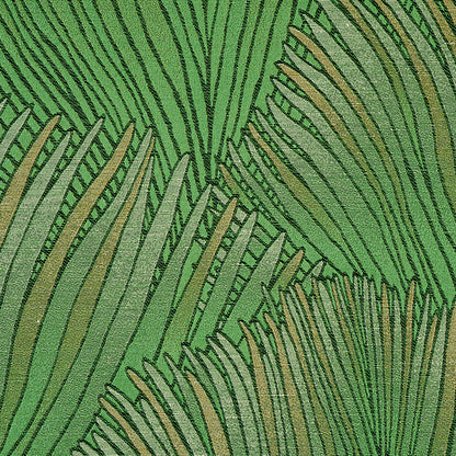 SCHUMACHER  MYSTIQUE FONDALE PATTERN WOVEN PATTERN WOVEN GREEN   - 80551