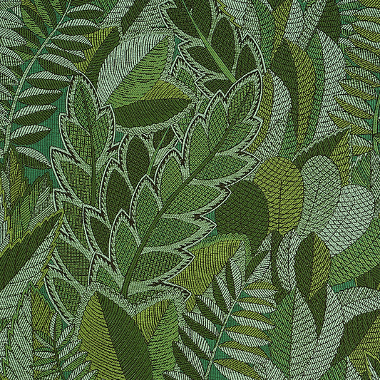 SCHUMACHER  MYSTIQUE JAPURA FOREST PATTERN WOVEN PATTERN WOVEN GREEN   - 80560