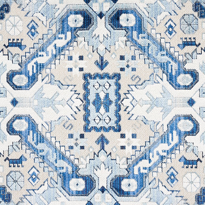 SCHUMACHER  TAPIS TIRAZ VELVET   Indigo   - 80601