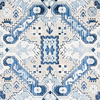 SCHUMACHER  TAPIS TIRAZ VELVET   Indigo   - 80601
