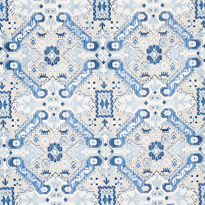 SCHUMACHER  TAPIS TIRAZ VELVET   Indigo   - 80601