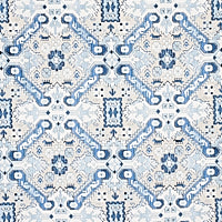 SCHUMACHER  TAPIS TIRAZ VELVET   Indigo   - 80601