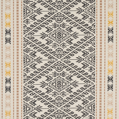 SCHUMACHER  TAPIS RUIZ JACQUARD PATTERN WOVENS PATTERN WOVENS BLACK   - 80610