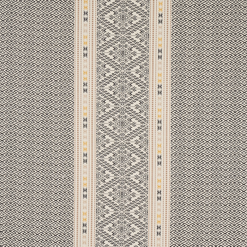 SCHUMACHER  TAPIS RUIZ JACQUARD PATTERN WOVENS PATTERN WOVENS BLACK   - 80610