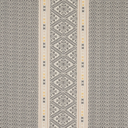 SCHUMACHER  TAPIS RUIZ JACQUARD PATTERN WOVENS PATTERN WOVENS BLACK   - 80610