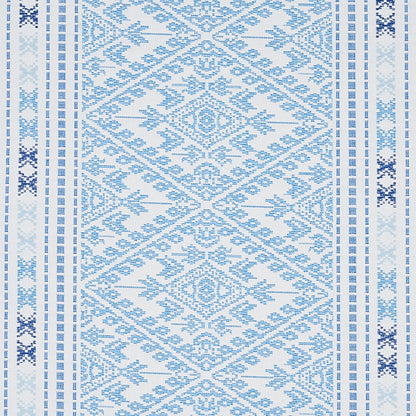 SCHUMACHER  TAPIS RUIZ JACQUARD PATTERN WOVENS PATTERN WOVENS SKY   - 80611