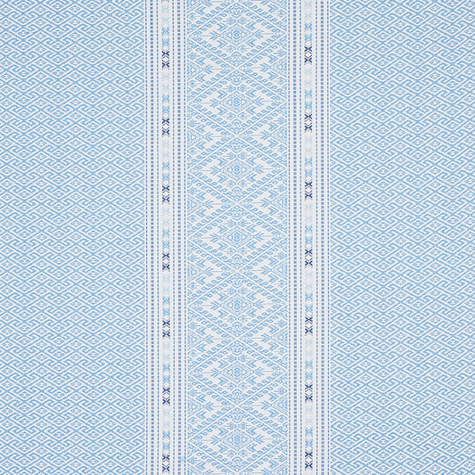 SCHUMACHER  TAPIS RUIZ JACQUARD PATTERN WOVENS PATTERN WOVENS SKY   - 80611