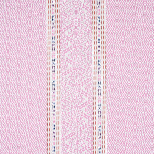 SCHUMACHER  TAPIS RUIZ JACQUARD PATTERN WOVENS PATTERN WOVENS PINK   - 80612