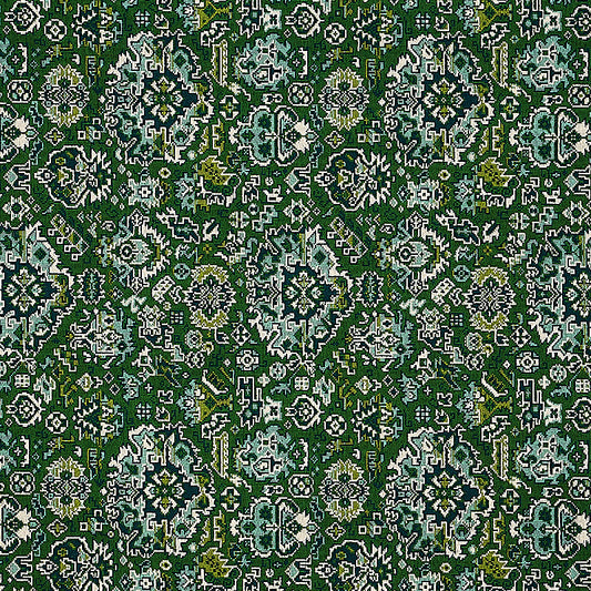 SCHUMACHER  FULL BLOOM PALLAY EPINGLE WOVEN WOVEN EMERALD   - 80620