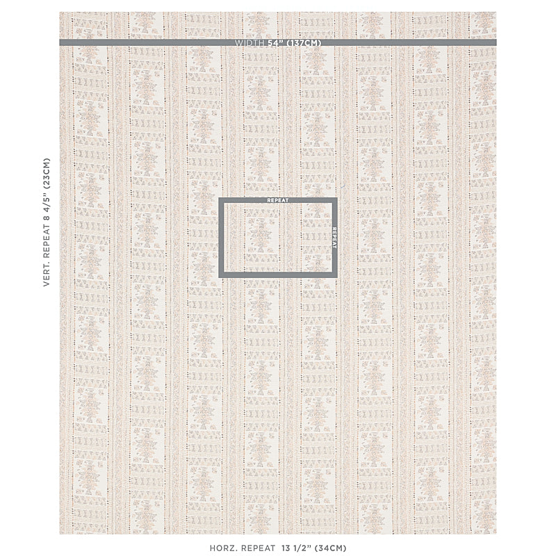 SCHUMACHER  TAPIS MARACENA JACQUARD PATTERN WOVENS PATTERN WOVENS NATURAL   - 80632