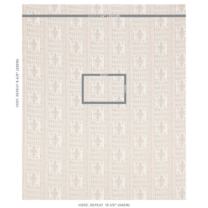 SCHUMACHER  TAPIS MARACENA JACQUARD PATTERN WOVENS PATTERN WOVENS NATURAL   - 80632