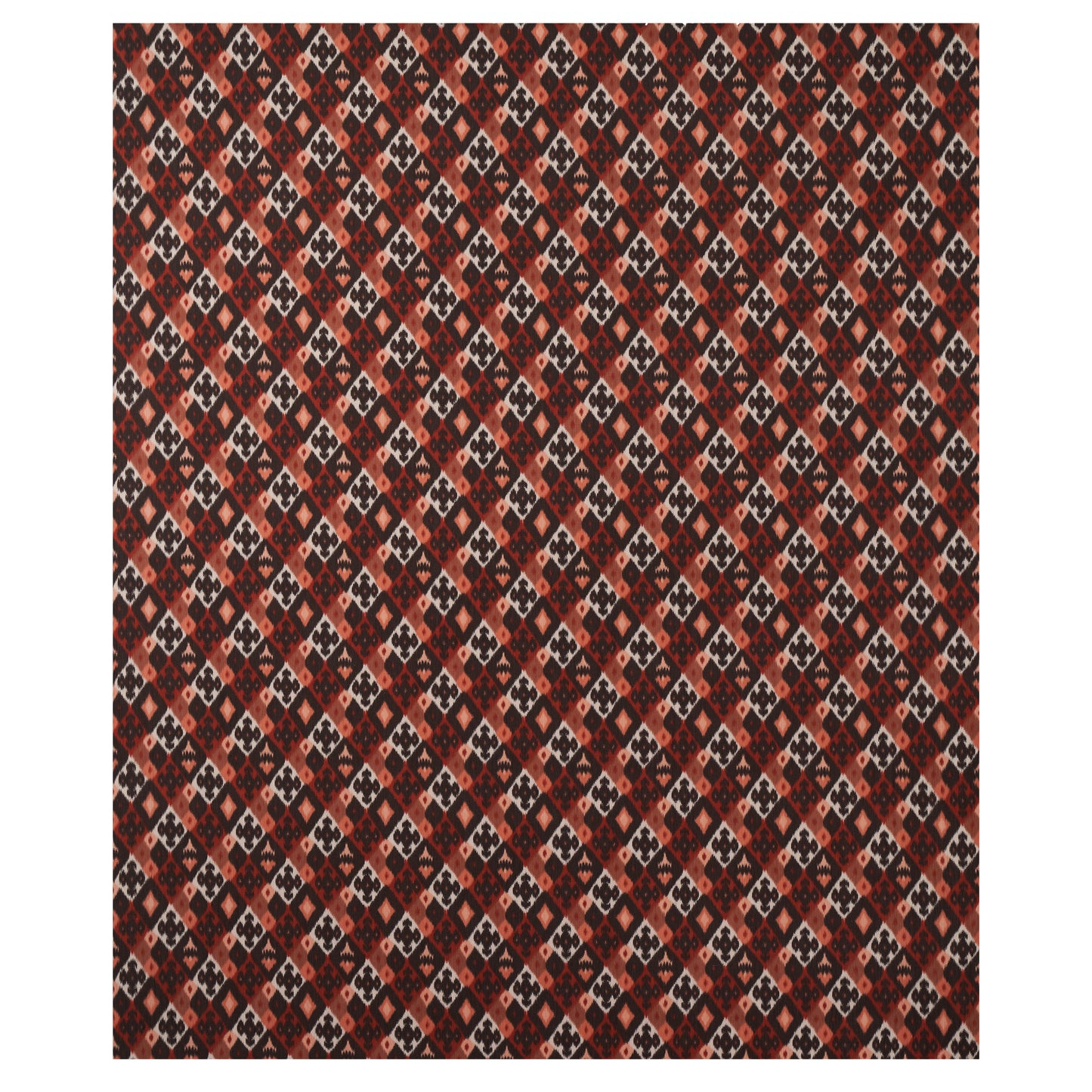 SCHUMACHER  CABANA SASHA DIAMOND IKAT PATTERN WOVEN PATTERN WOVEN TERRACOTTA   - 80660