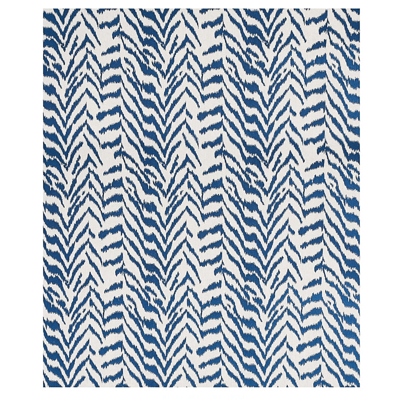SCHUMACHER  PERENNIAL FAVORITES Quincy Embroidery on Linen EMBROIDERIES EMBROIDERIES NAVY   - 80672