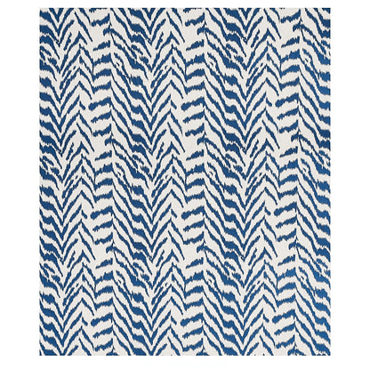 SCHUMACHER  PERENNIAL FAVORITES Quincy Embroidery on Linen EMBROIDERIES EMBROIDERIES NAVY   - 80672
