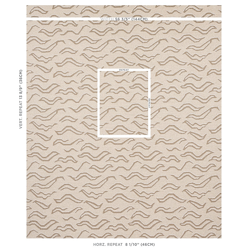 SCHUMACHER  TAPIS KATA PATTERN WOVENS PATTERN WOVENS LIGHT NEUTRAL   - 80681