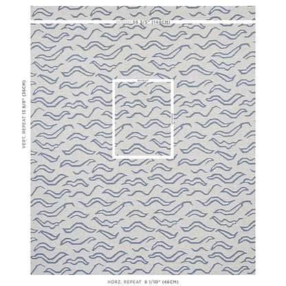 SCHUMACHER  TAPIS KATA PATTERN WOVENS PATTERN WOVENS DENIM   - 80682