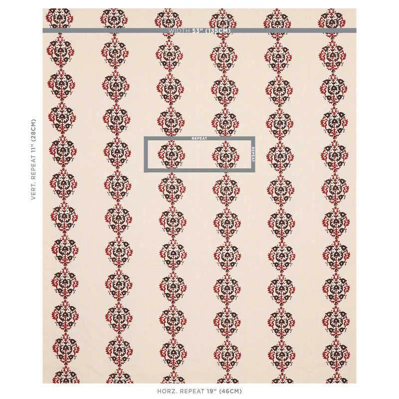 SCHUMACHER  CABANA CONSTANTINE PATTERN WOVEN PATTERN WOVEN JASPER   - 80710