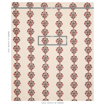 SCHUMACHER  CABANA CONSTANTINE PATTERN WOVEN PATTERN WOVEN JASPER   - 80710
