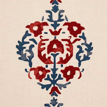 SCHUMACHER  CABANA CONSTANTINE PATTERN WOVEN PATTERN WOVEN RED , BLUE   - 80711