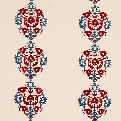 SCHUMACHER  CABANA CONSTANTINE PATTERN WOVEN PATTERN WOVEN RED , BLUE   - 80711