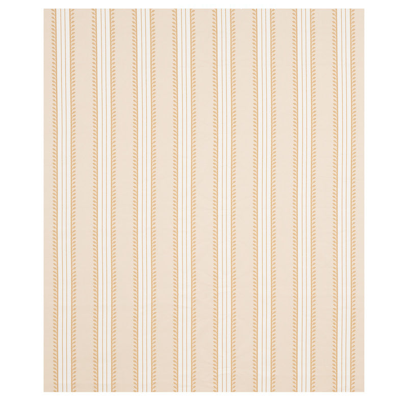 SCHUMACHER  CABANA ETRUSCAN STRIPE PATTERN WOVEN PATTERN WOVEN IVORY , OCHRE   - 80720
