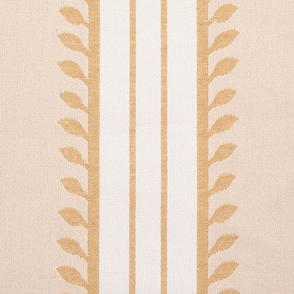 SCHUMACHER  CABANA ETRUSCAN STRIPE PATTERN WOVEN PATTERN WOVEN IVORY , OCHRE   - 80720