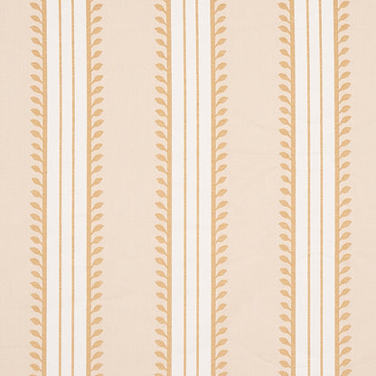SCHUMACHER  CABANA ETRUSCAN STRIPE PATTERN WOVEN PATTERN WOVEN IVORY , OCHRE   - 80720