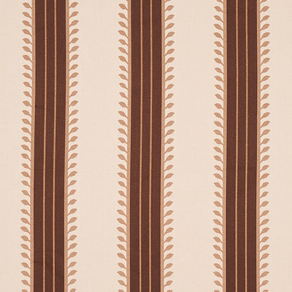 SCHUMACHER  CABANA ETRUSCAN STRIPE PATTERN WOVEN PATTERN WOVEN BROWN   - 80722