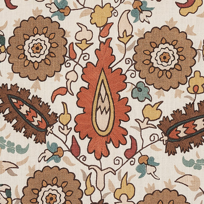 SCHUMACHER FABRIC  CABANA ANATOLIA EMBROIDERY   AUTUMN   - 80751