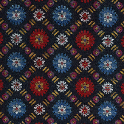 SCHUMACHER  CABANA LARISSA PATTERN WOVEN PATTERN WOVEN NAVY   - 80770